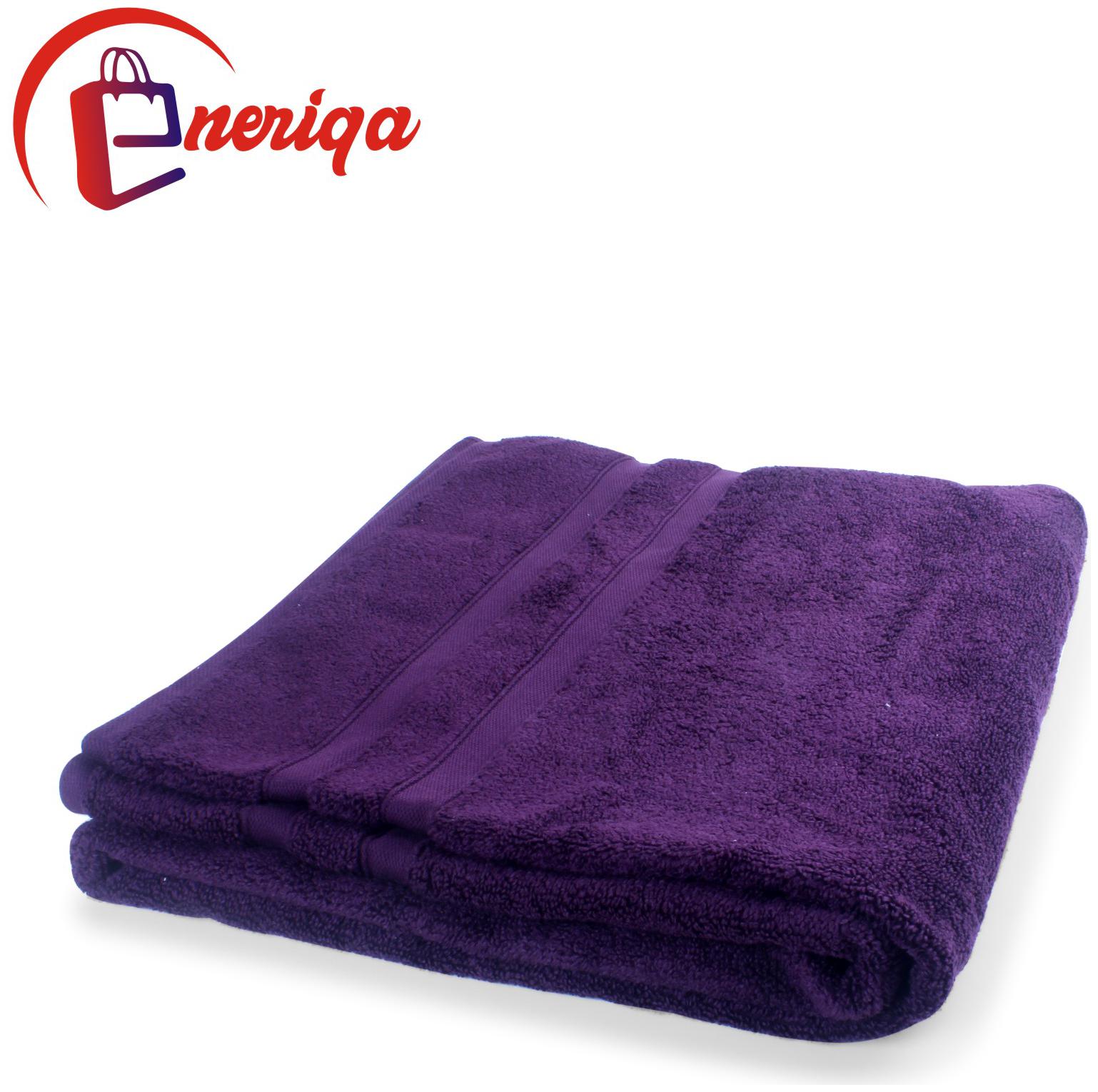 

Eneriqa 450 GSM Cotton Bath towel ( 1 piece Purple )