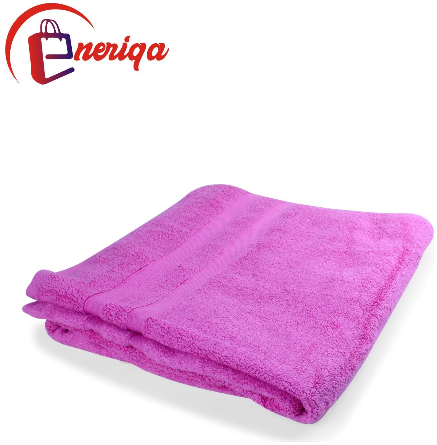 

Eneriqa 450 GSM Cotton Bath towel ( 1 piece Pink )