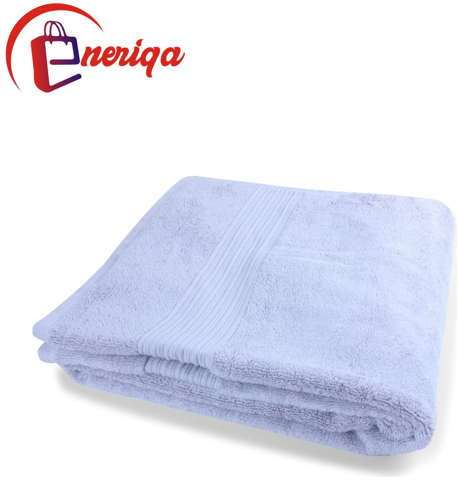 

Eneriqa 450 GSM Cotton Bath towel ( 1 piece Blue )
