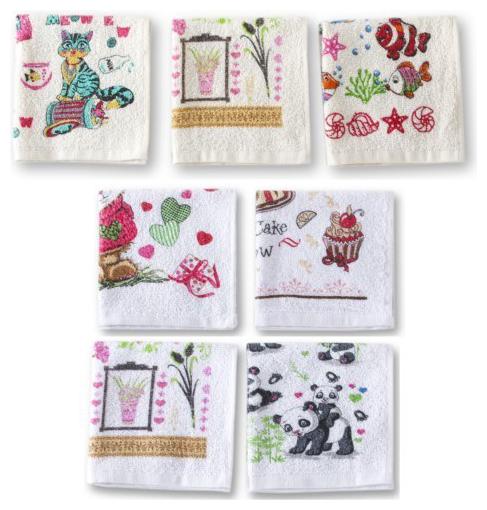 

ENFANCE 300 GSM Cotton Face Towel ( 7 Pieces White )