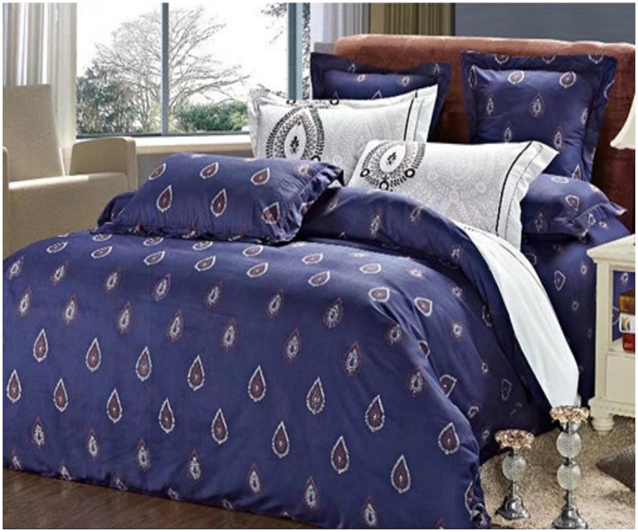 

Engage AC Comforter Set (4 Piece Combo Set of Double Luxurious Comforter and Queen Size Bedsheets with 2 Pillow Covers)