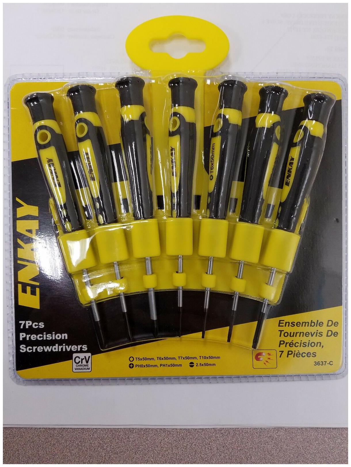 

Enkay 3637C 7pc Precision Scredriver Set