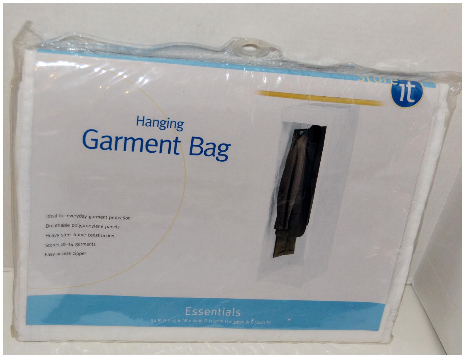 

Essentials Hanging Garment Storage Bag New