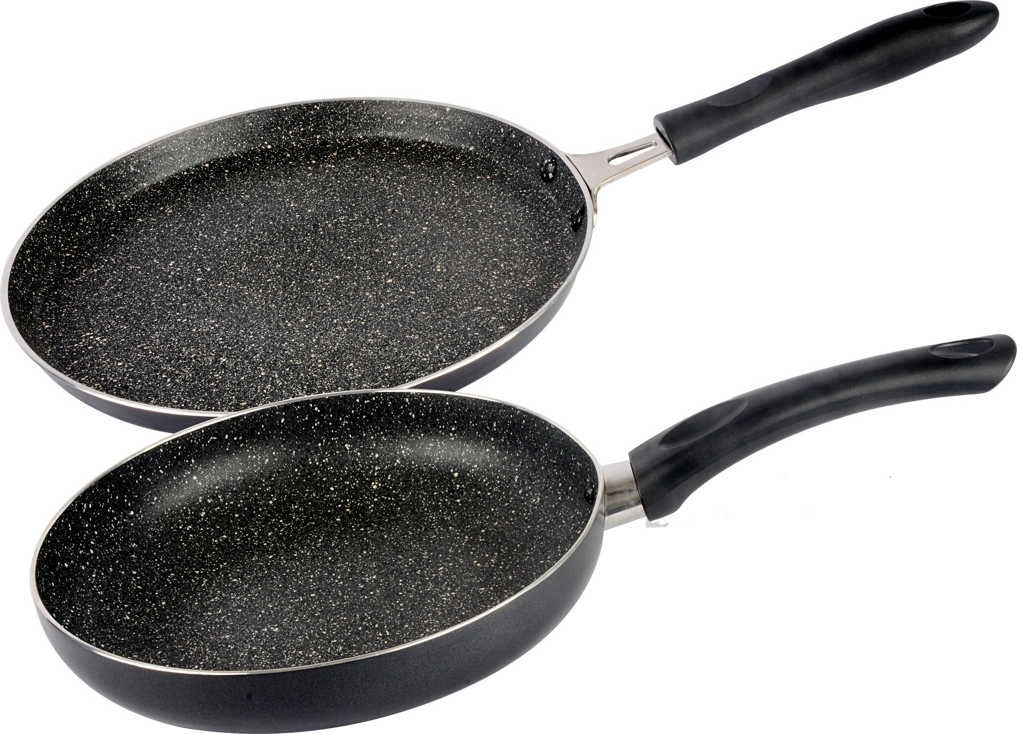 

Ethical Mastreo Series without Induction Base Non-Stick Dosa Tawa Fry Pan cookware Set 2 Pcs Cookware set