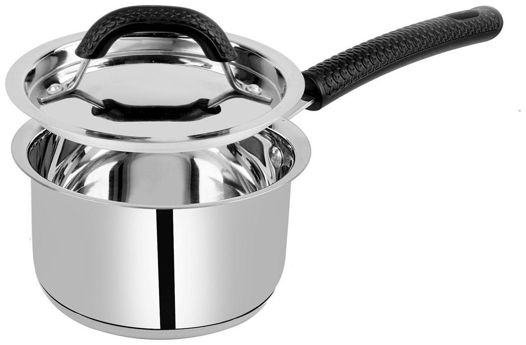 

ETHICAL SHINEART Stainless Steel Encapsulated Bottom Sauce Pan with SS Lid Diameter 1 3 L 16 cm