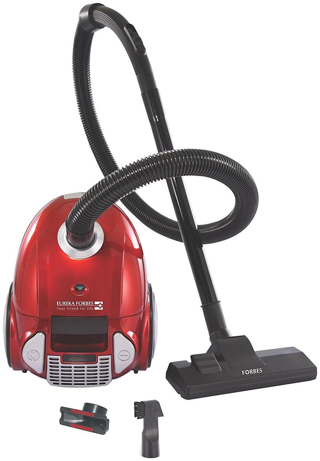 

Eureka Forbes TRENDY ZIP PLUS Dry Vacuum Cleaner ( Red Silver )