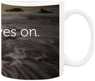 Even A Rock Moves On Ceramic Coffee Mug by AshvahTM-MUG1198