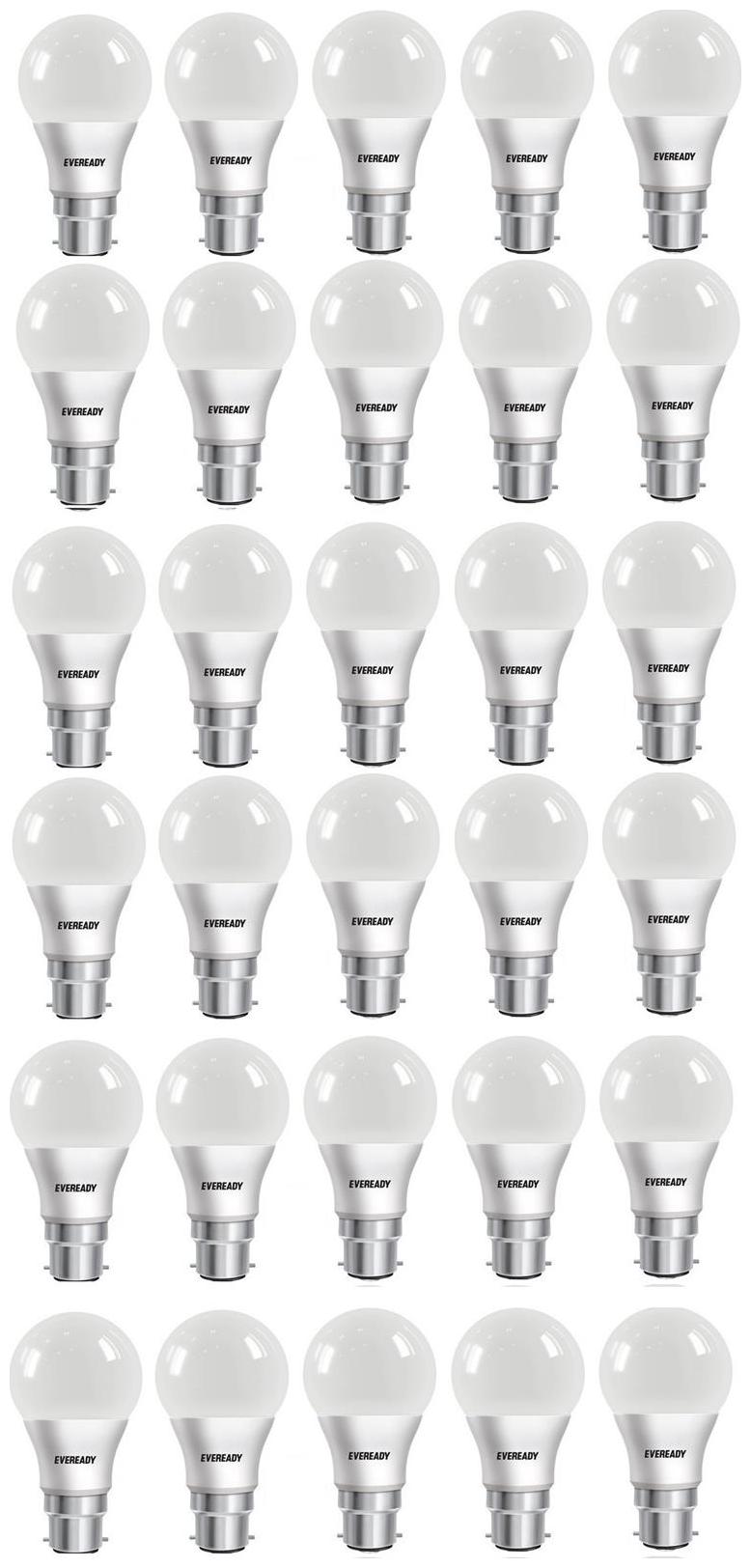 

Eveready 9W-6500K Cool Day Light Pack of 30 Led Bulbs