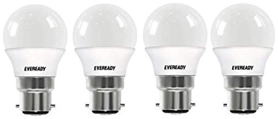 

Eveready Base B22 2 5-Watt LED Bulb (Pack of 4 White)