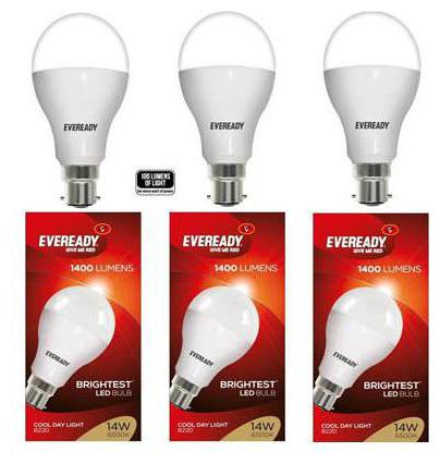 

Eveready Cool Day Light LED Bulbs 14 W - Pack Of 3