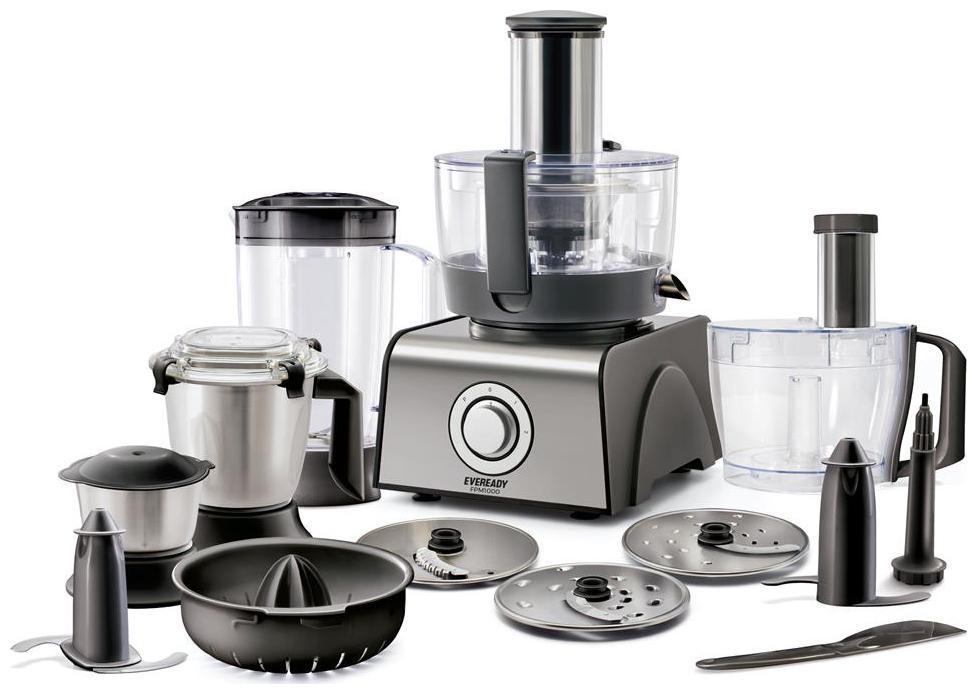 

Eveready Fpm10001000 1000 w Food Processor ( Grey Black )
