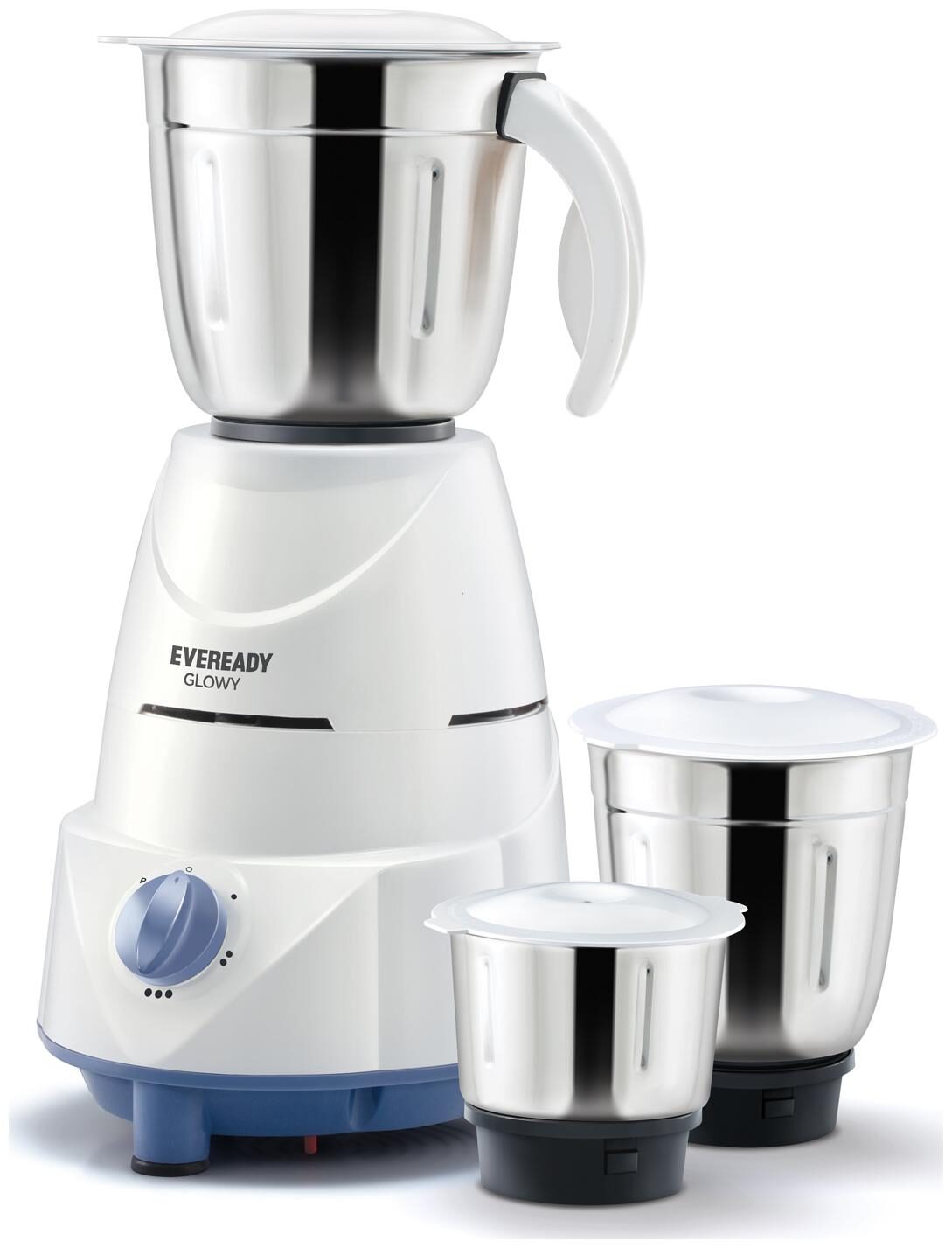 Eveready Roccia 750W 3 Jars Mixer Grinder (White)