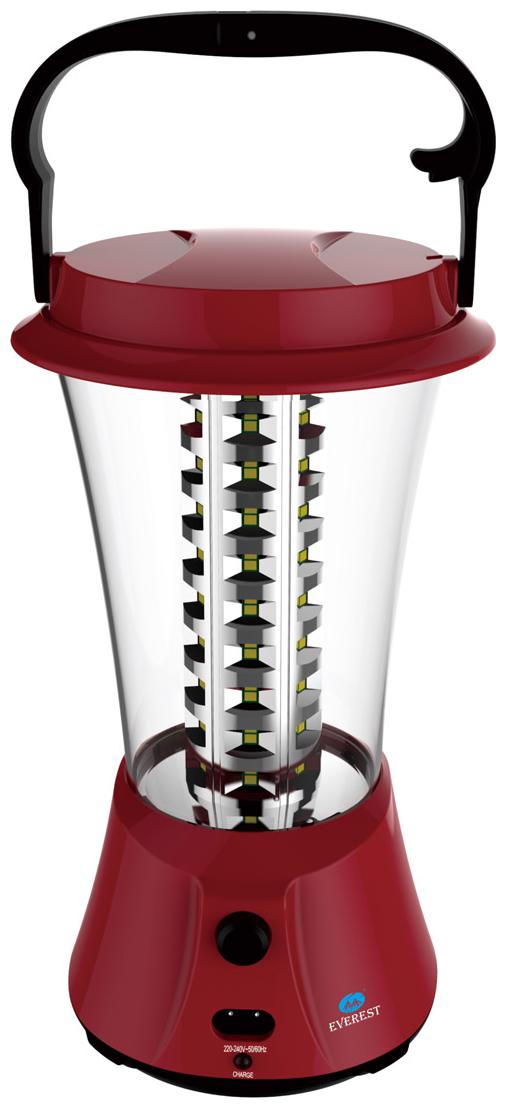 

Everest Rechargeable 360 deg LED Emergency Light Lantern Red Colour