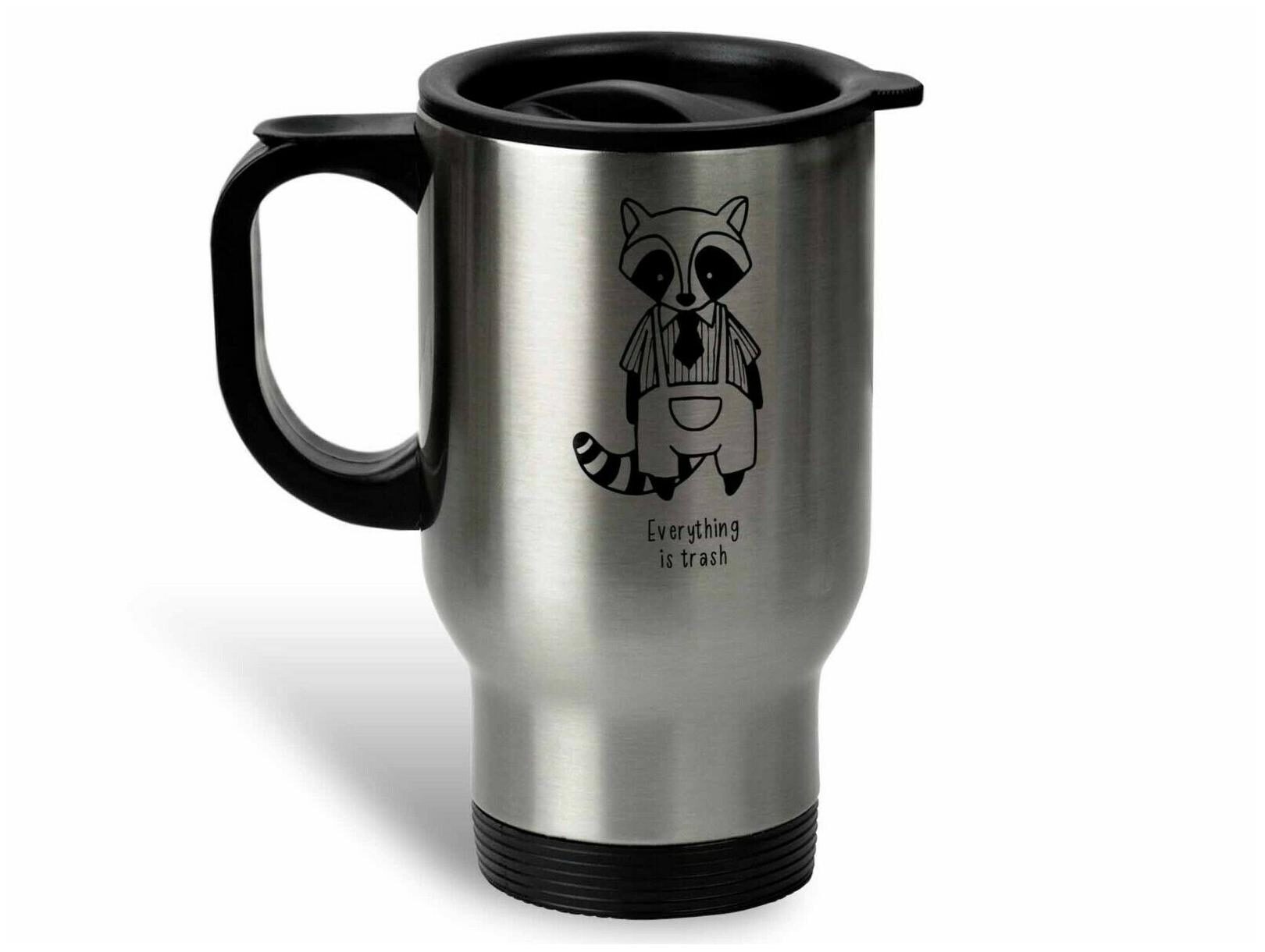 

Everything is Trash Raccoon Coffee Mug Funny Raccoon Coffee Cup Raccoon Gift