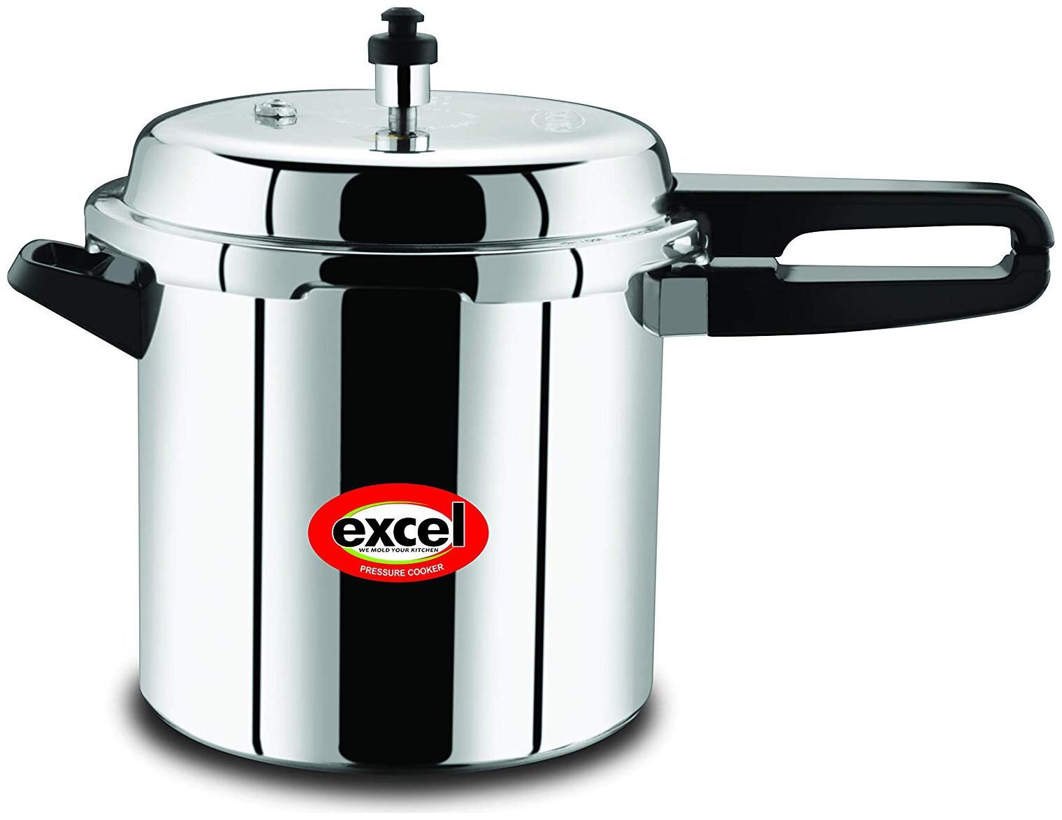 

Excel Classic Aluminum ISI Pressure Cooker with Outer Lid 9 L Silver