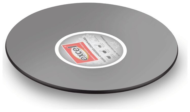 

Excel Hard Anodized Tawadi (Tawa) 10 inch Diameter 4 mm Thickness