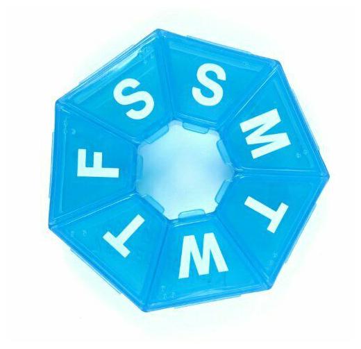

Ezy Dose 7-Day 7-Sided Pill Reminder