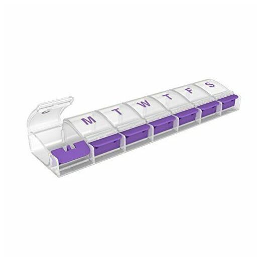

Ezy Dose Weekly 7-day Push Button Pill Organizer and Planner 2XL Arthritis F