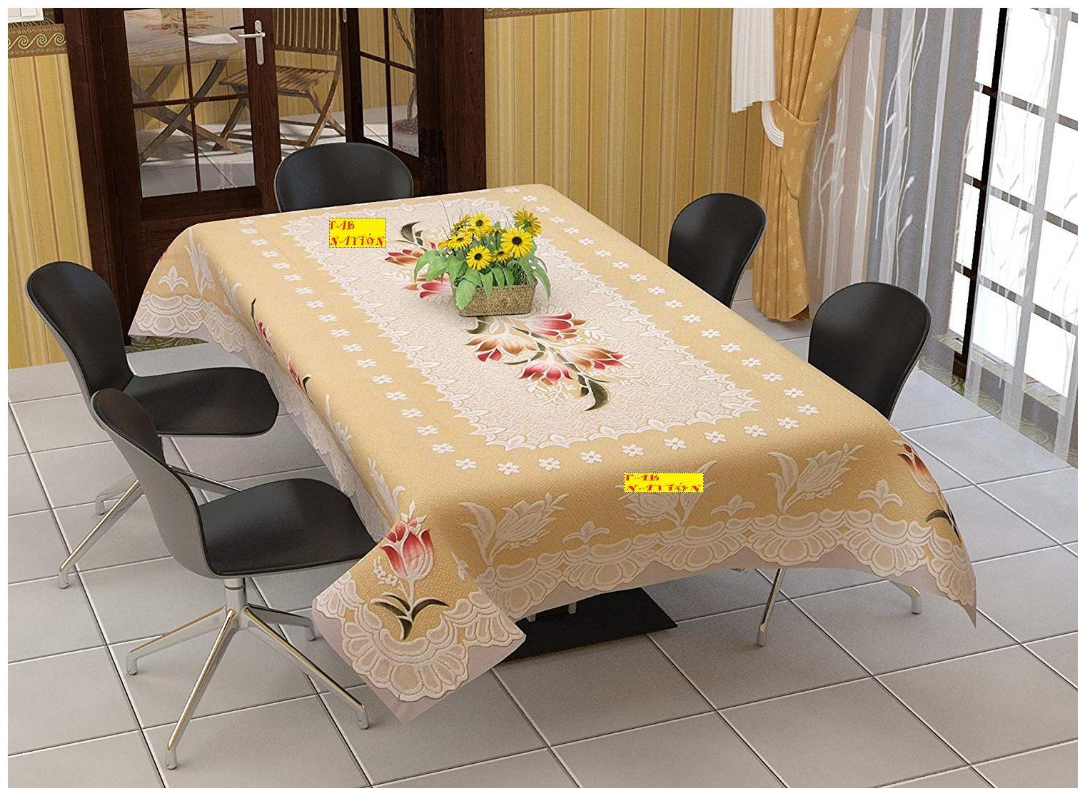 

FAB NATION Yellow Dinning Table Cover