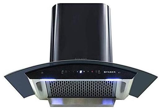 

FABER Wall Mounted Auto Clean 90 cm 1200 m3 h Black Chimney