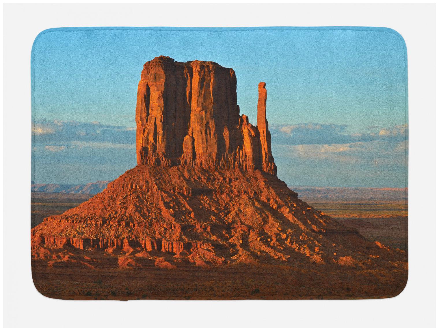 

Fabric Bath Mat Monument Valley America Non-Slip Plush Mat 29 5 X 17 5 Inches