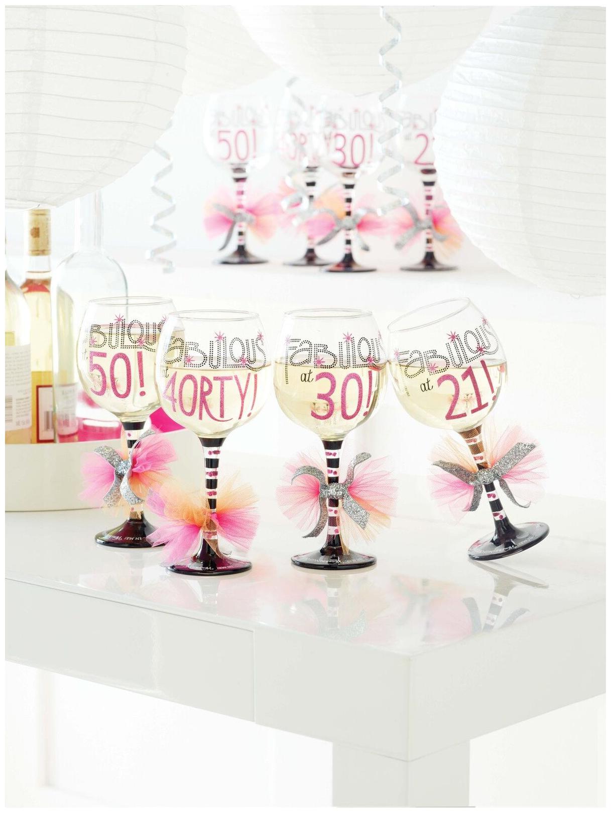 

Fabulous at 40 Wine Glass