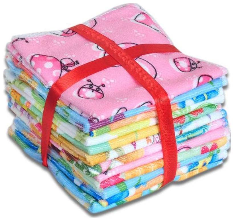 

Face Towel (set of 12 pcs) Multi design printed 10X10 inch