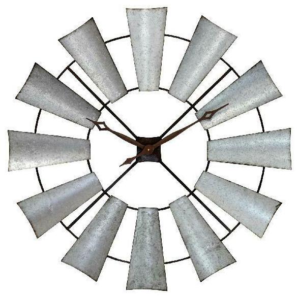 

Farmhouse Windmill Wall Clock