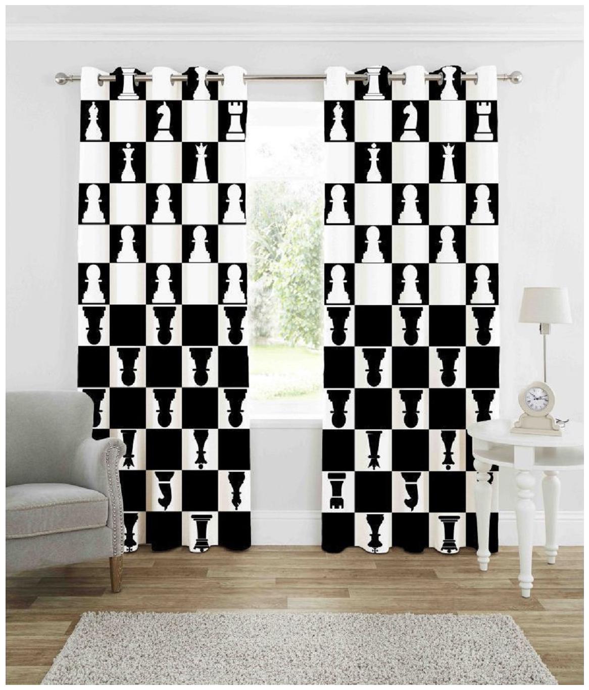 

FARSH Digital 3D printed curtains (SET OF 1 pc) 4X5 ft