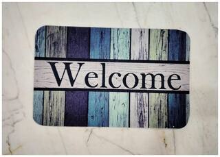FARSH Polyester Printed Anti Slip Door Mat- 40x60 CM