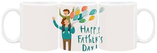 Fathers Day Ceramic Designer Printed Mug by AshvahTM - MUG253