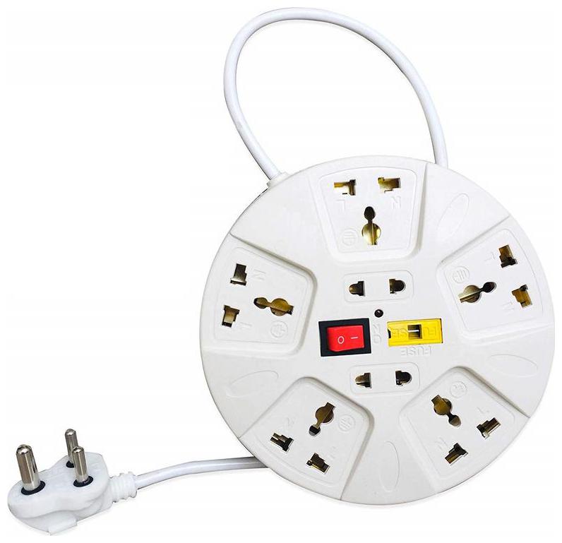 

FEDUS Multi Pin White Extension Board ( 2 8 m 7 Socket 1 Switches)