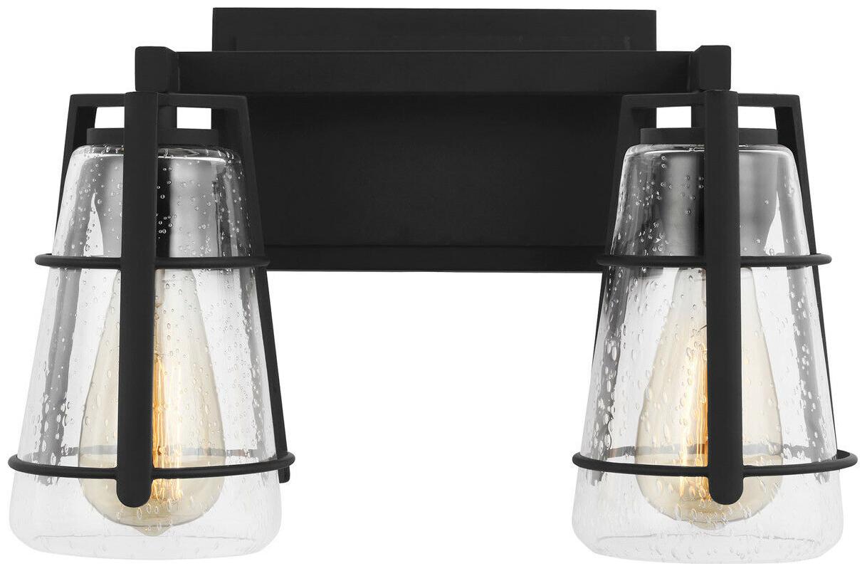 

Feiss VS2472MBK Adelaide Bathroom Vanity Light Midnight Black