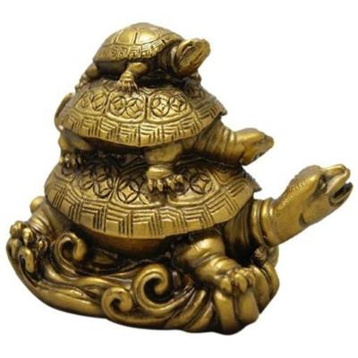 

Feng Shui Three Tiered Tortoises For Health Wealth And Luck-Assorted