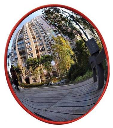 

FengShui Convex Pakwa Mirror Safety Mirror for Removal of Outside Negative Energy