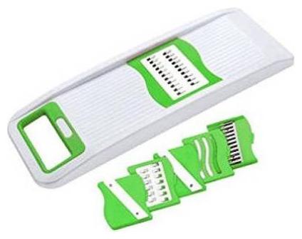 

FINOX 6 in 1 Slicer Vegetable Fruit Slicer (1 Slicer with 6 Different Blades)