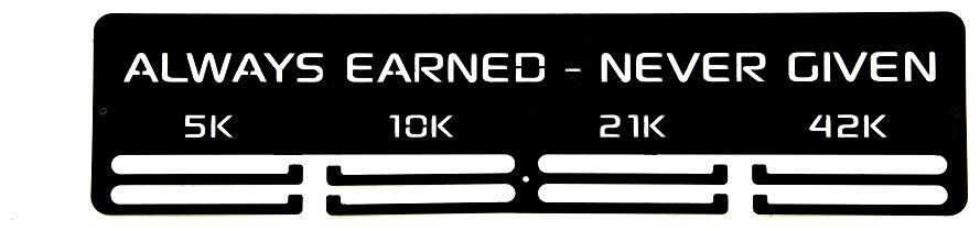 

FITIZEN Always Earned - Never Given 30 Double Loop Medal Hanger