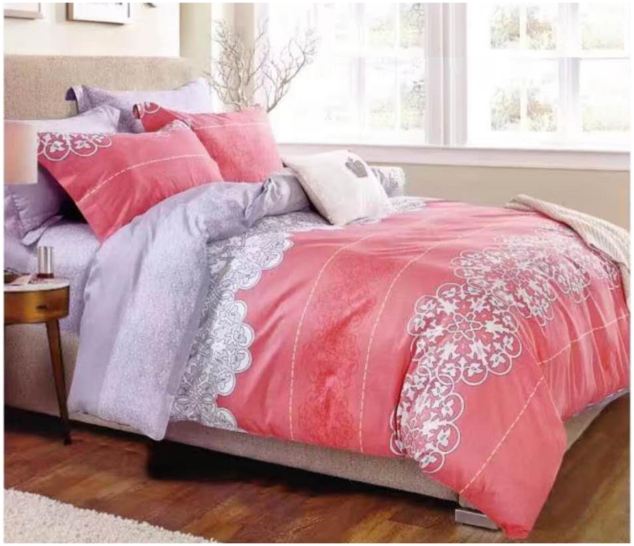 

Fitted Bedsheet Queen Size (3 Pcs Set 1 Engage Queen Fitted Double Bedsheet with 2 pillow Covers)