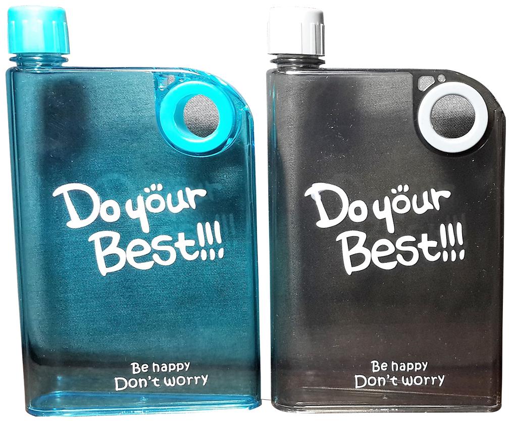 

ARYSHAA Plastic Assorted Water Bottle ( 420 ml Set of 2 )