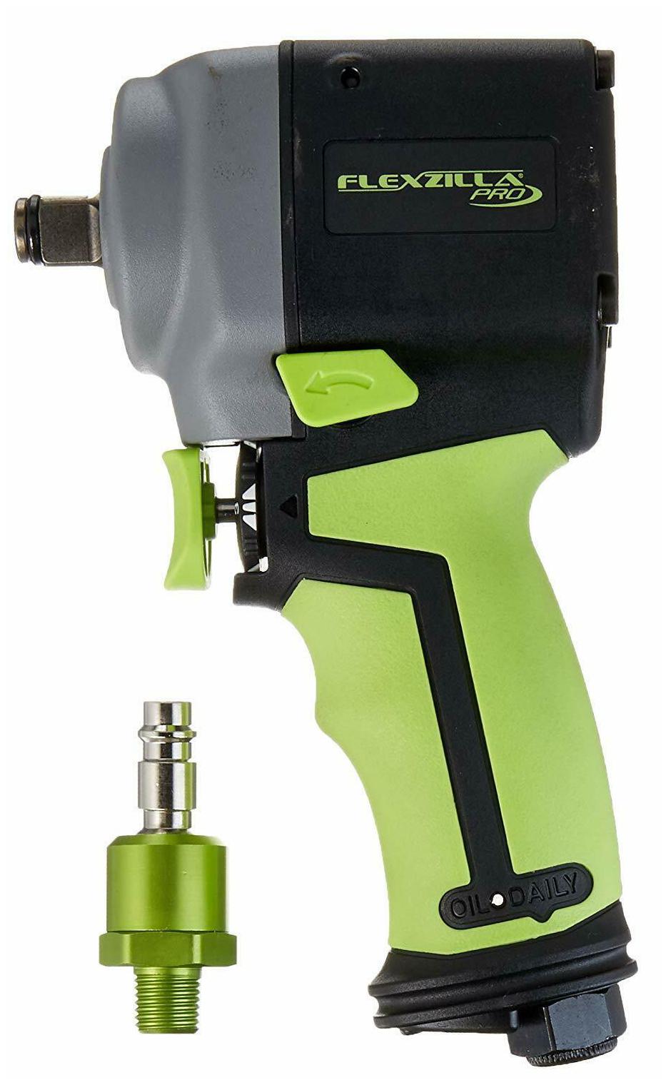 

Flexzilla AT1475FZ Pro Mini Impact Wrench 1 2 Drive High Flow Ball Swivel Plug