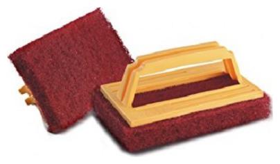 

Floor Tile Cleaning Brush Scrub Pad Scrub Sponge (1Pc) Assorted Color