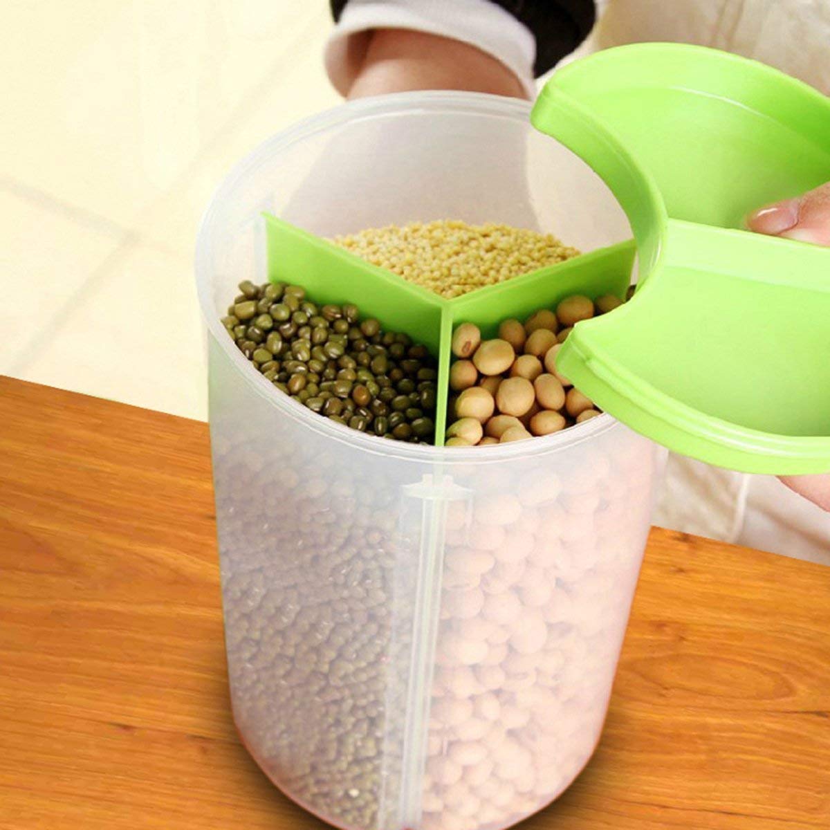 

Floraware 1500 ml Green Plastic Container Set - Set of 1
