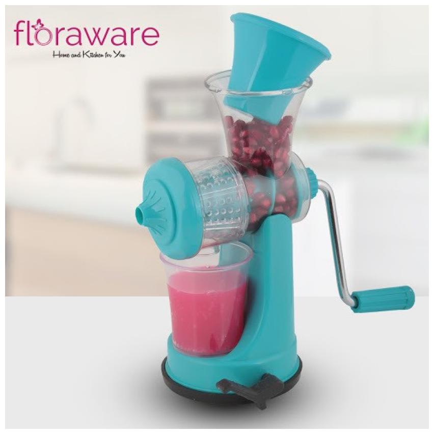 

Floraware Fruit Vegetables Mini Juicer Blue for Home Kitchen