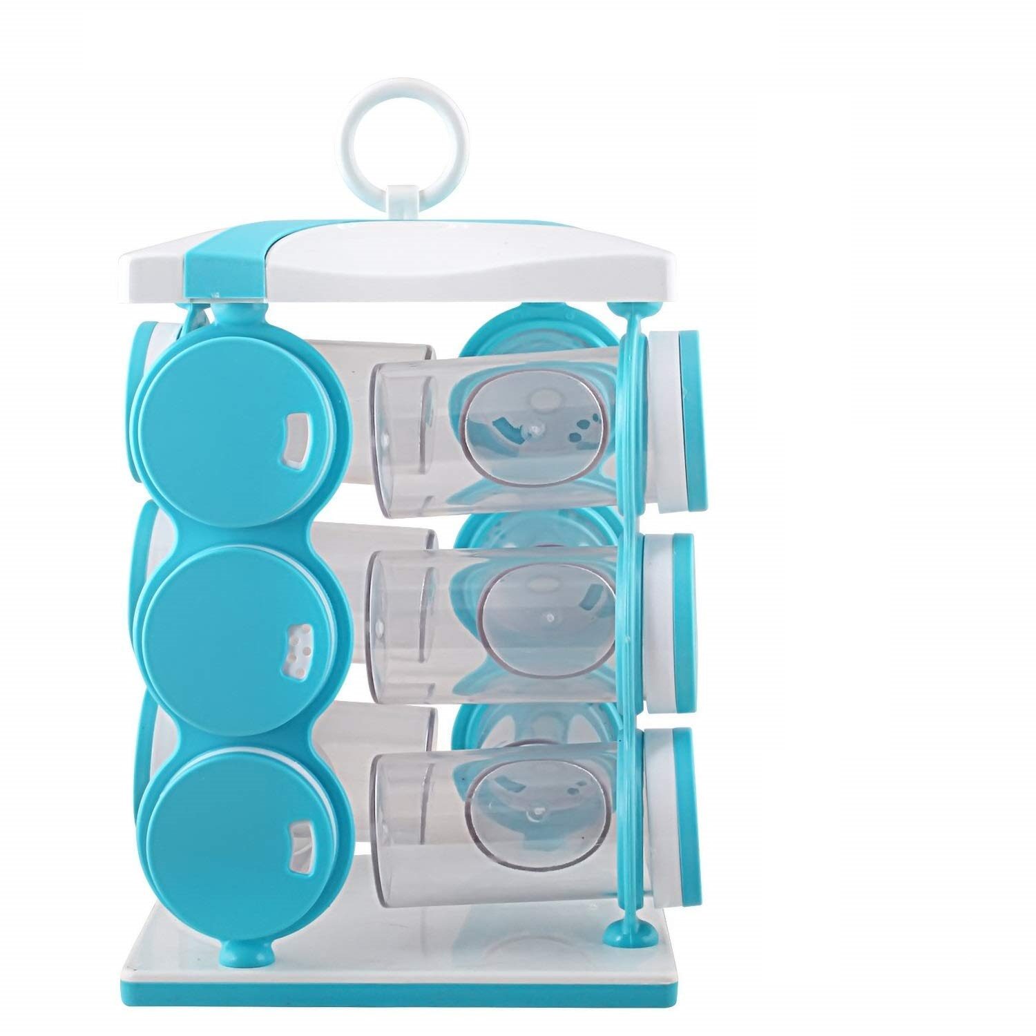 

Floraware New Revolving Spice Rack Set (Blue)