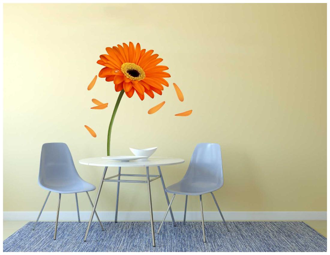 

Rawpockets Wall Stickers Flower Sticker