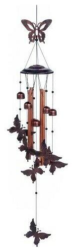 

Fluttering Butterflies Wind Chimes - Small Bells - Yard And Garden - 36 High