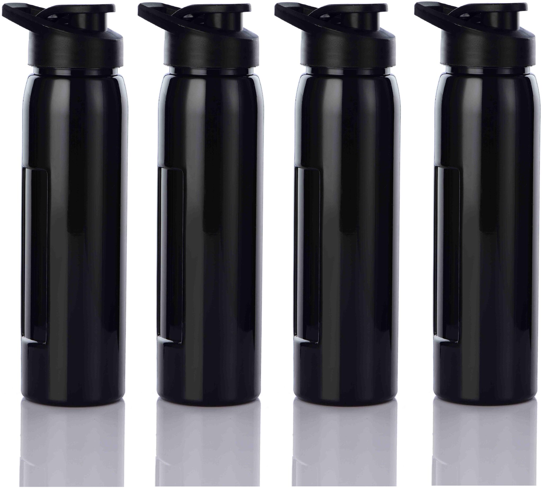 

Flux PET Black Water Bottle ( 800 ml Set of 4 )