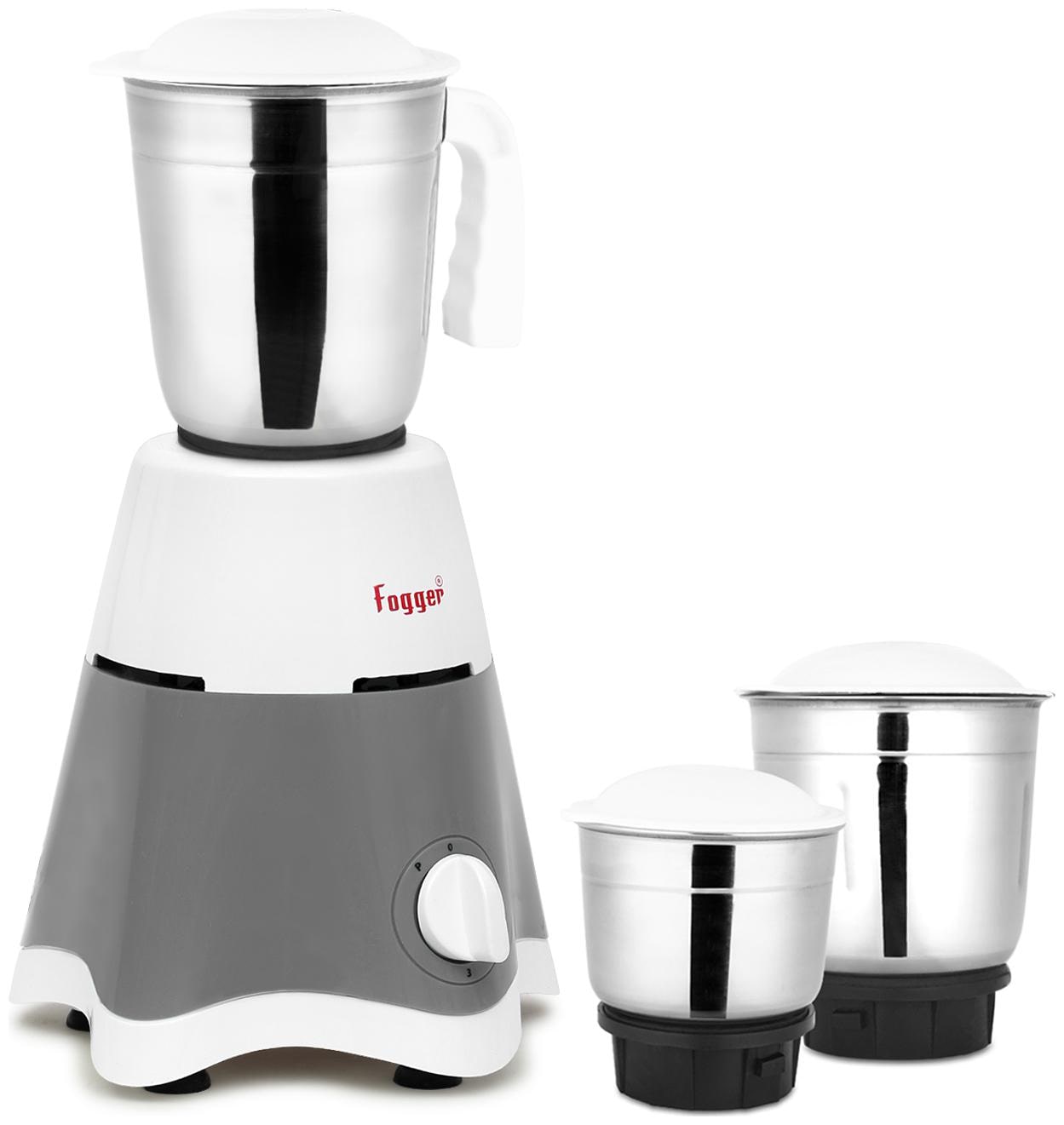 

Fogger FMG-500 500 W Mixer Grinder ( Grey White 3 Jars )