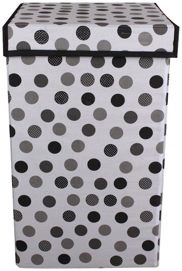 JMD Creation Cotton Assorted Laundry Basket ( Set of 1 )