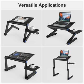 Buy Folding Adjustable Vented Laptop Table Laptop Computer Desk